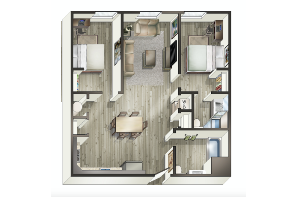 Advantage Point, 2 Bedroom (Photo 4)