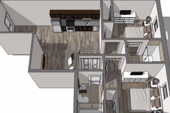 HH Eleanor at Chestnut, 2 Bedroom (Photo 4)