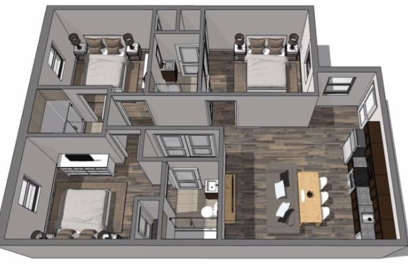 HH Eleanor at Chestnut, 3 Bedroom 3 Bath (Photo 2)