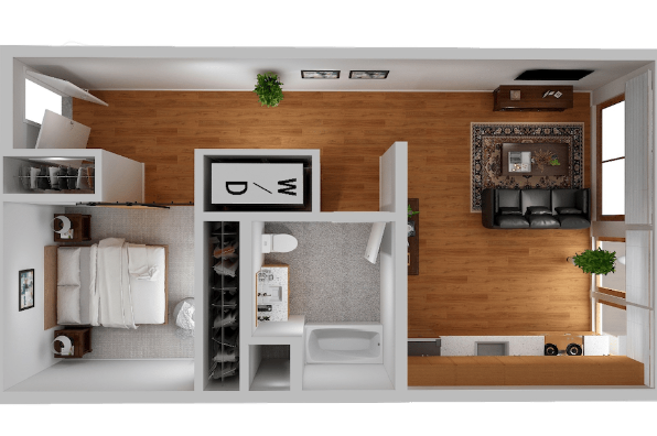 Cayuga Loft, Studio (Photo 5)