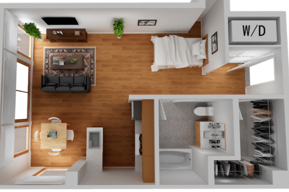 Cayuga Loft, Studio (Photo 4)