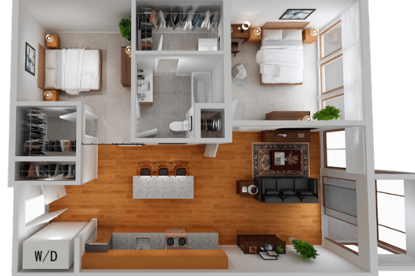 Cayuga Loft, 1 Bedroom (Photo 6)